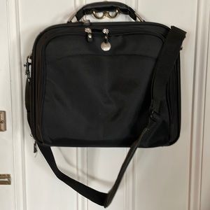 Dell Laptop Computer Bag with Detachable Shoulder Strap - Zip Side Pockets